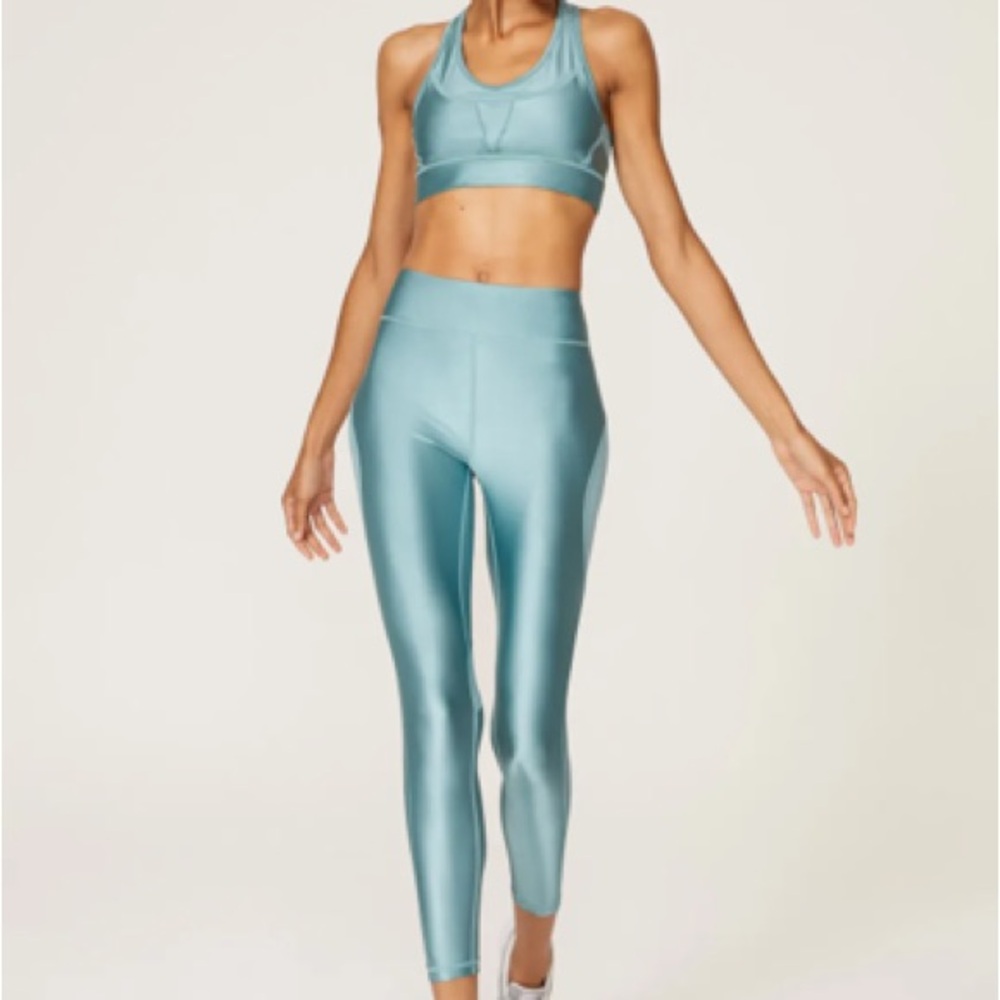 ALALA Surf Metallic Sports Bra and Leggings
